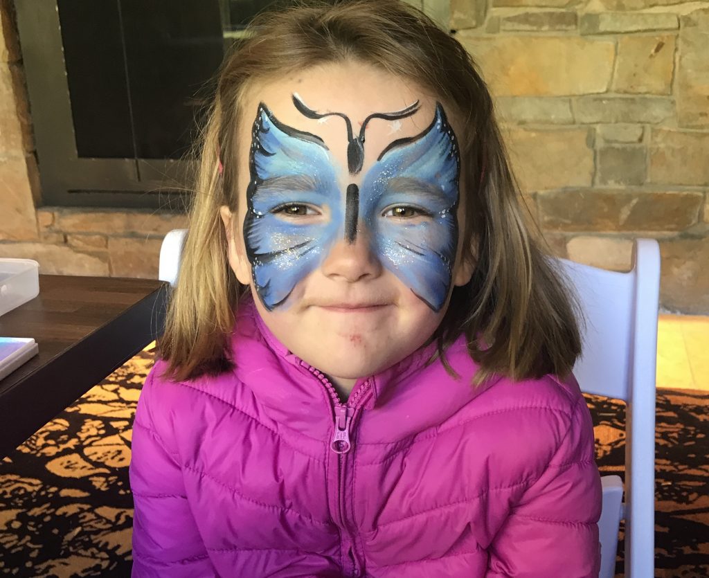 Facepainting in Jackson Hole